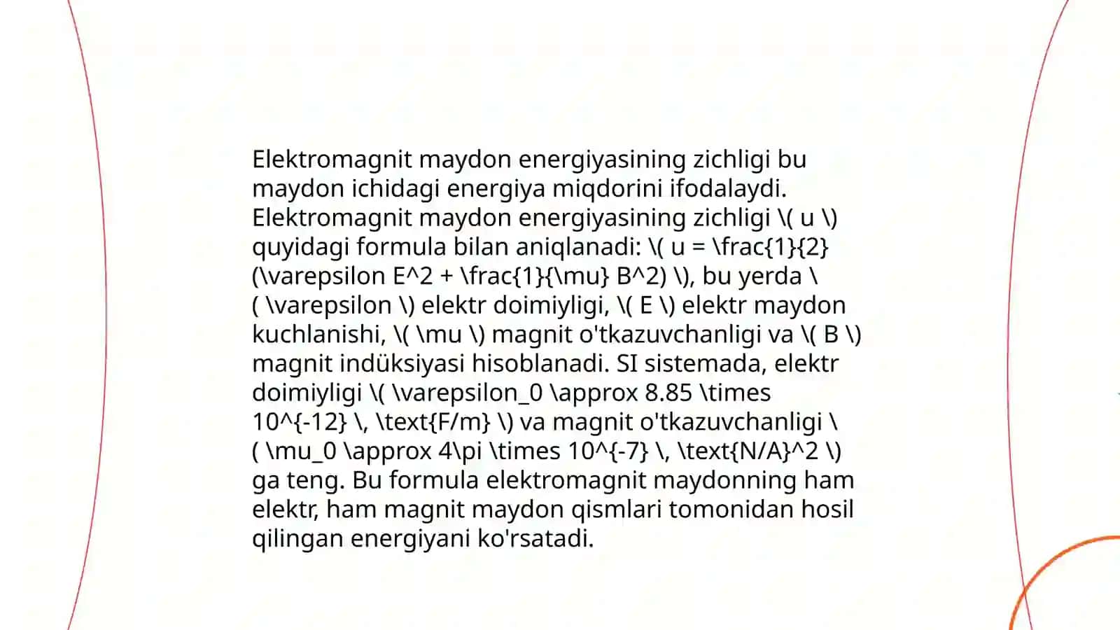 Elektromagnit maydon energiyasi 4