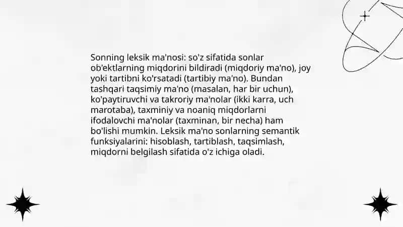 Son va uning maʼnoviy guruhlari 4