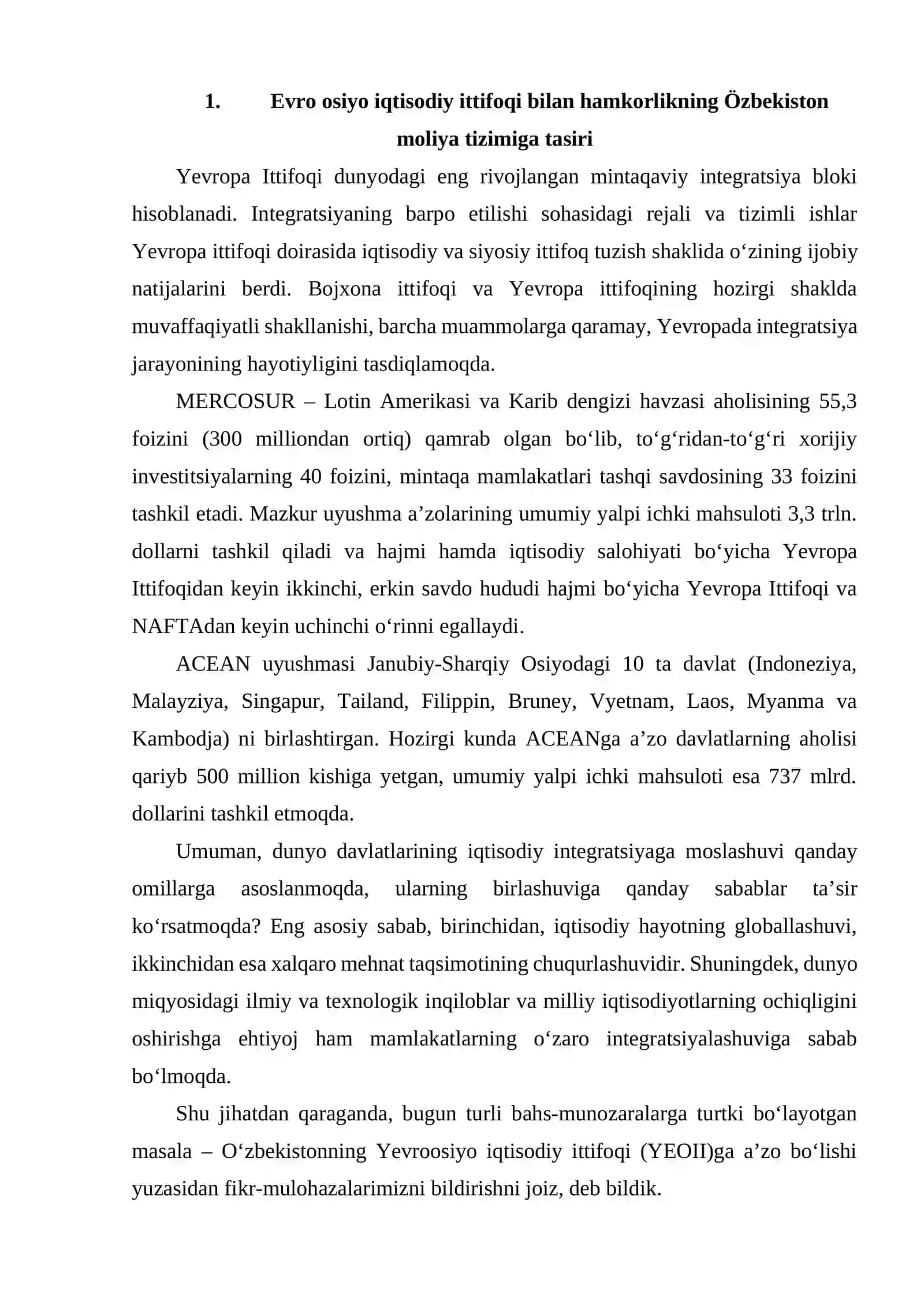Evro osiyo iqtisodiy ittifoqi bilan hamkorlik 4