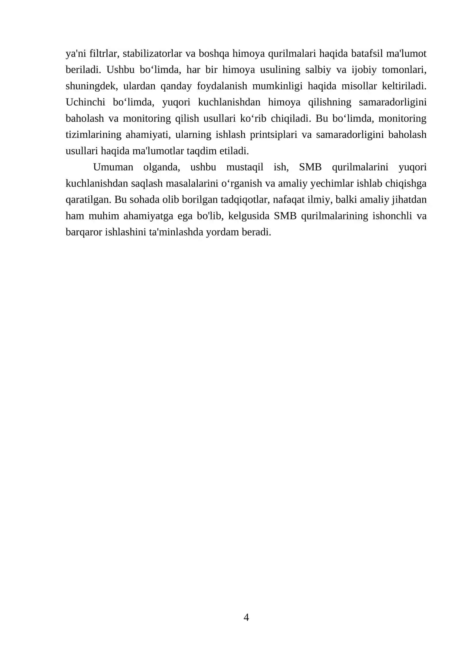 SMB qurilmalarini yuqori kuchlanishdan saqlash 4