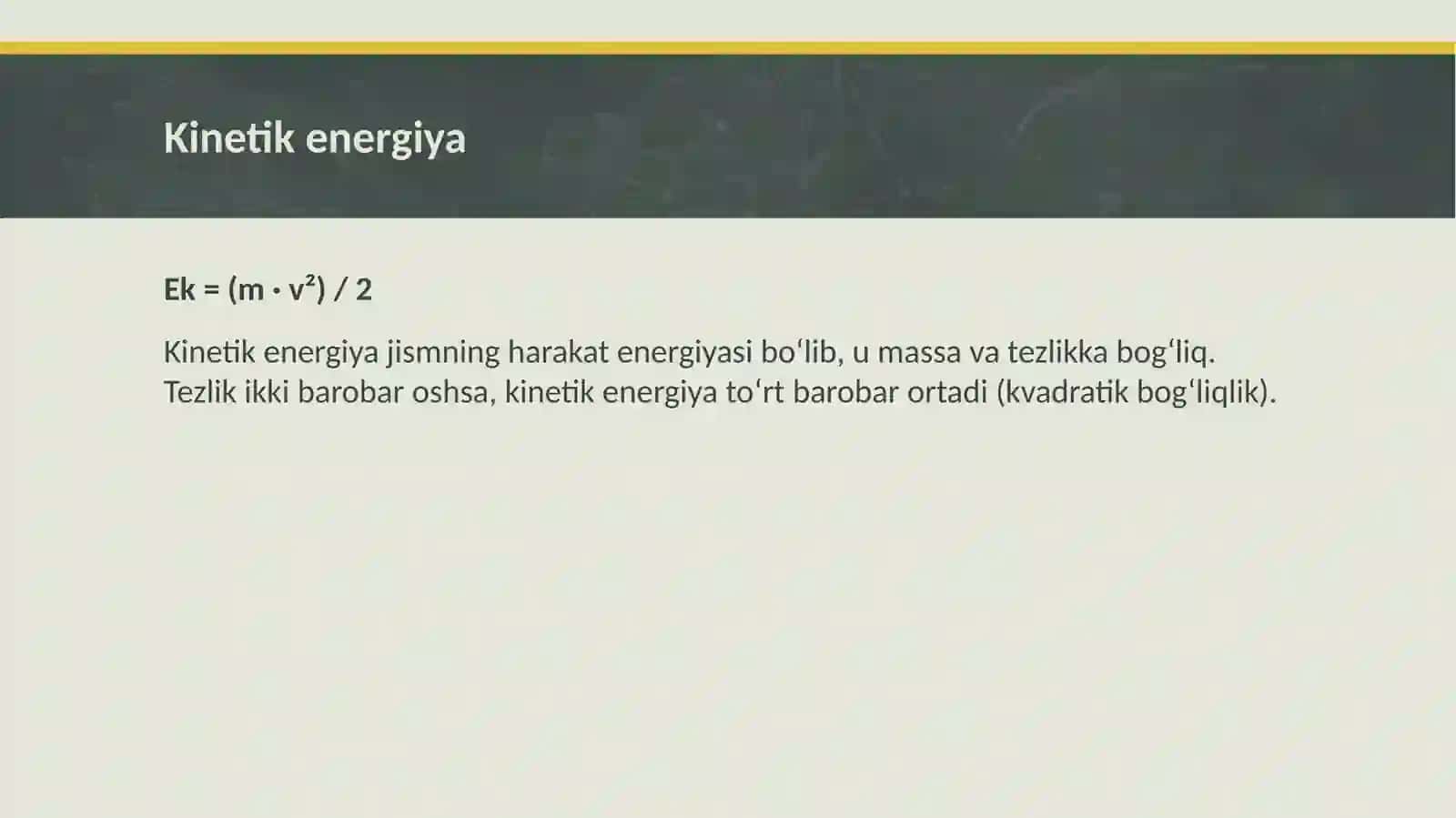 Energiyaning saqlanish qonuni 4