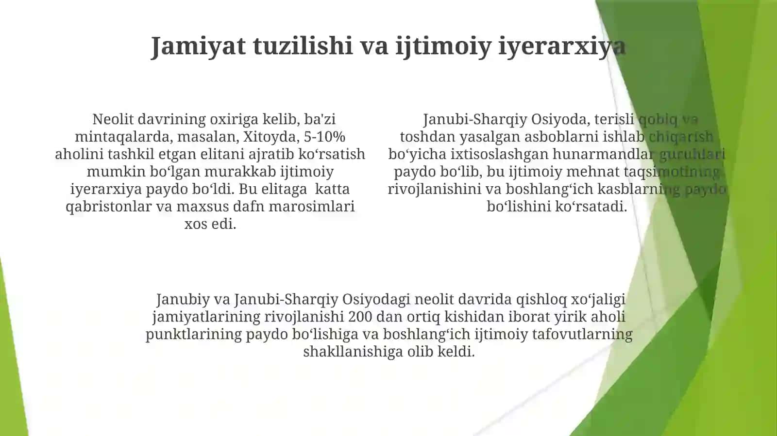 Janubiy va Sharqiy Osiyo hududlari neolit davri 4