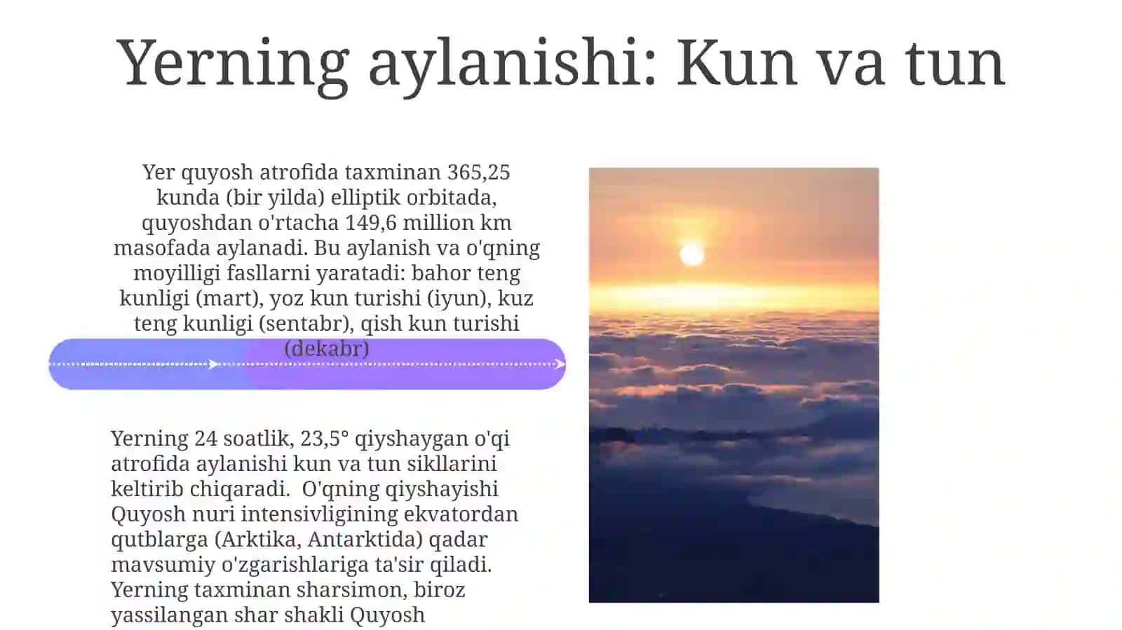 Yerning orbitaviy raqsi 4