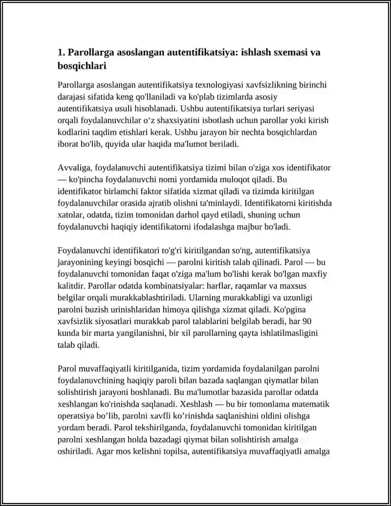 AUTENTIFIKATSIYA TIZIMINING ISHLASH SXEMASINI TUZING 4