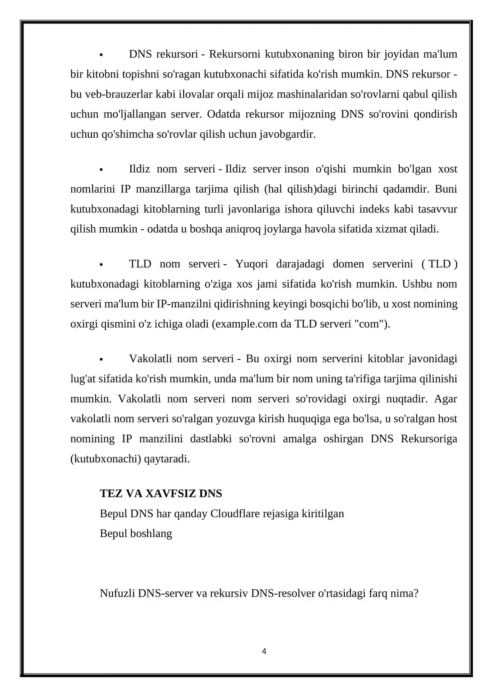 DNS Xostga asoslangan xavfsizlik devorlari 4