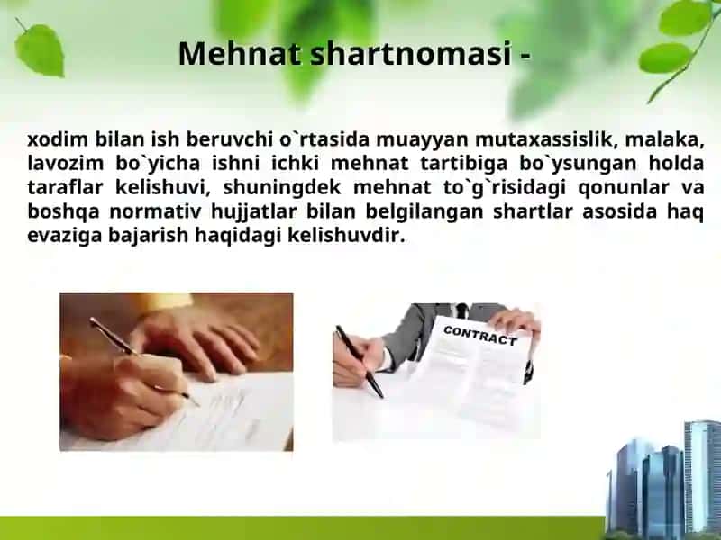 Mehnat shartnomasi 4