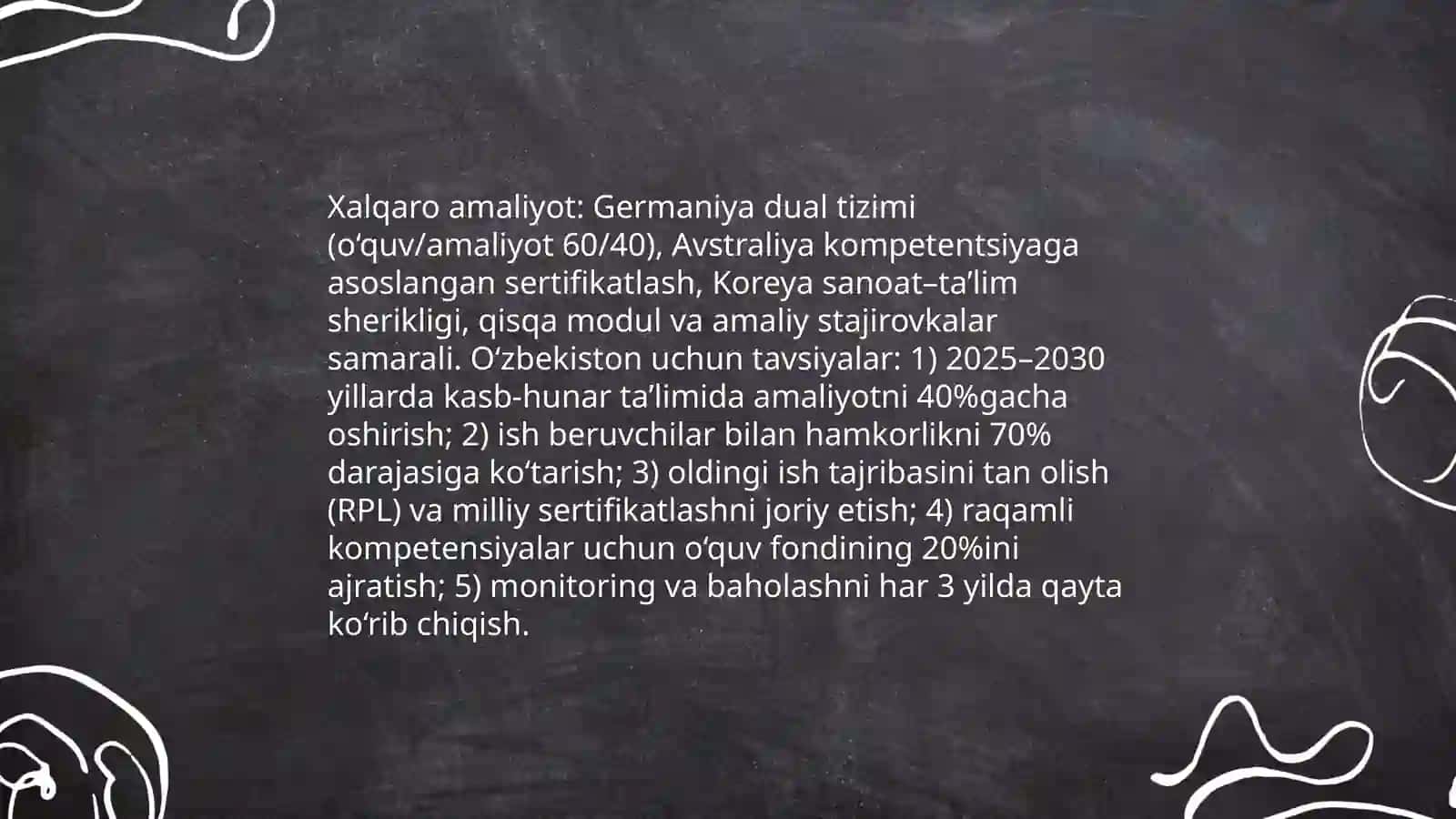 Faol bandlik siyosatlari (ALMP) bo‘yicha xalqaro tajriba va O‘zbekiston uchun mos strategiyalar 4