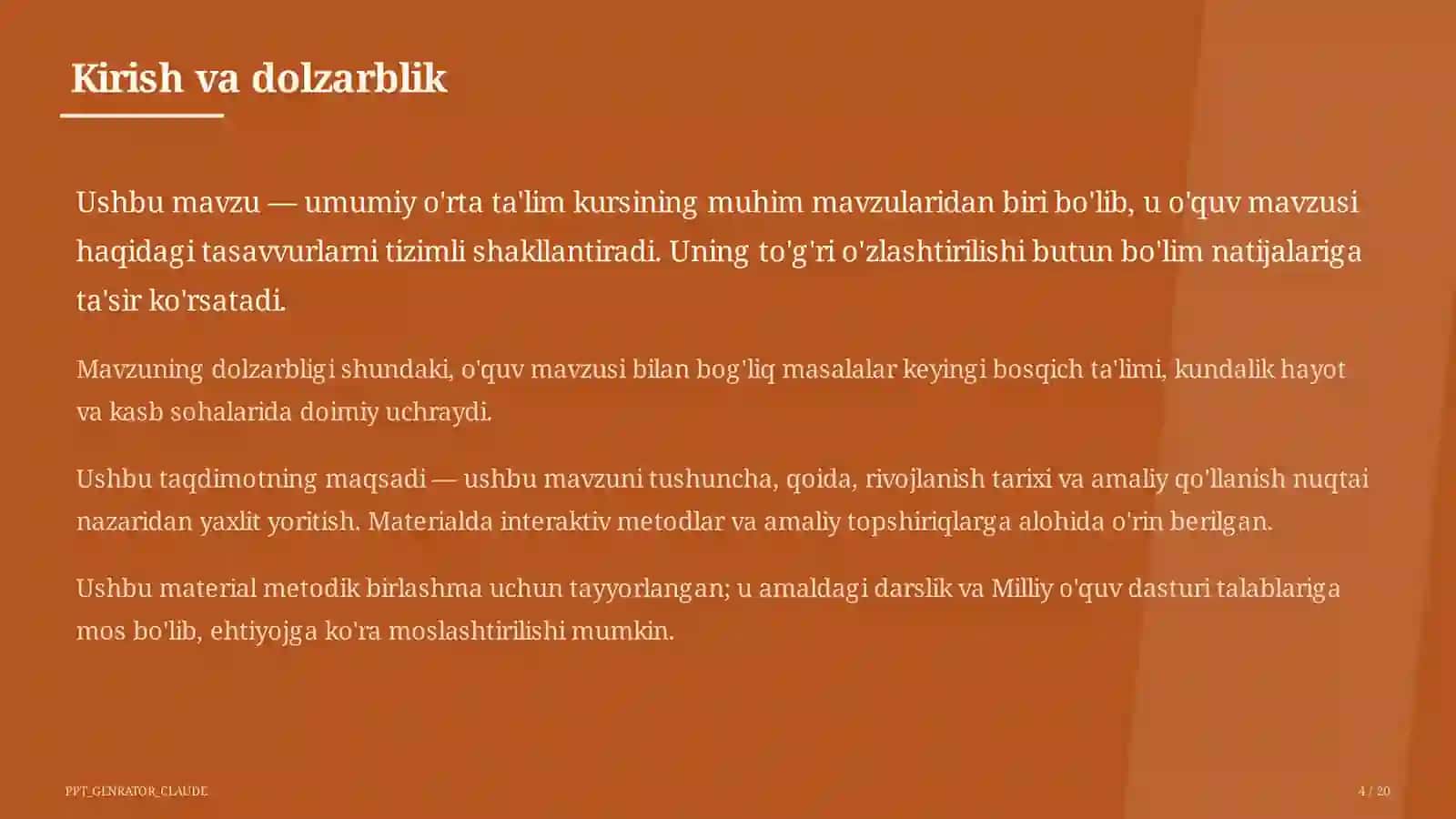 Al-Xorazmiy, Mirzo Ulug'bek va Ibn Sino ixtisoslashtirilgan maktablari: iqtidorli o'quvchilar uchun yo'l 4