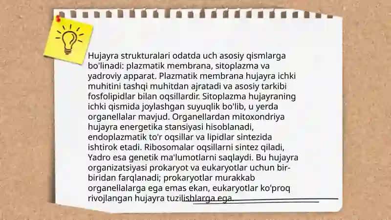 Hujaydagi Zarur Qisimlar 4