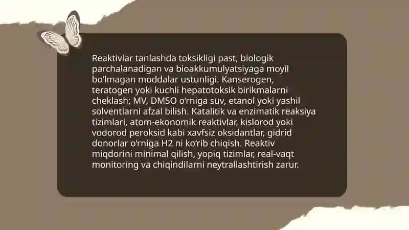 Imkon darajasida sintetik moddalar 4