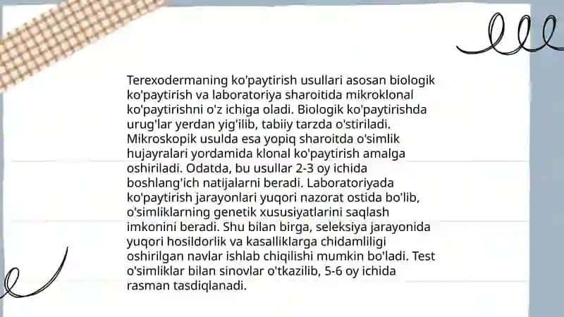 Terexodermani kõpaytirish texnologiyasi 4