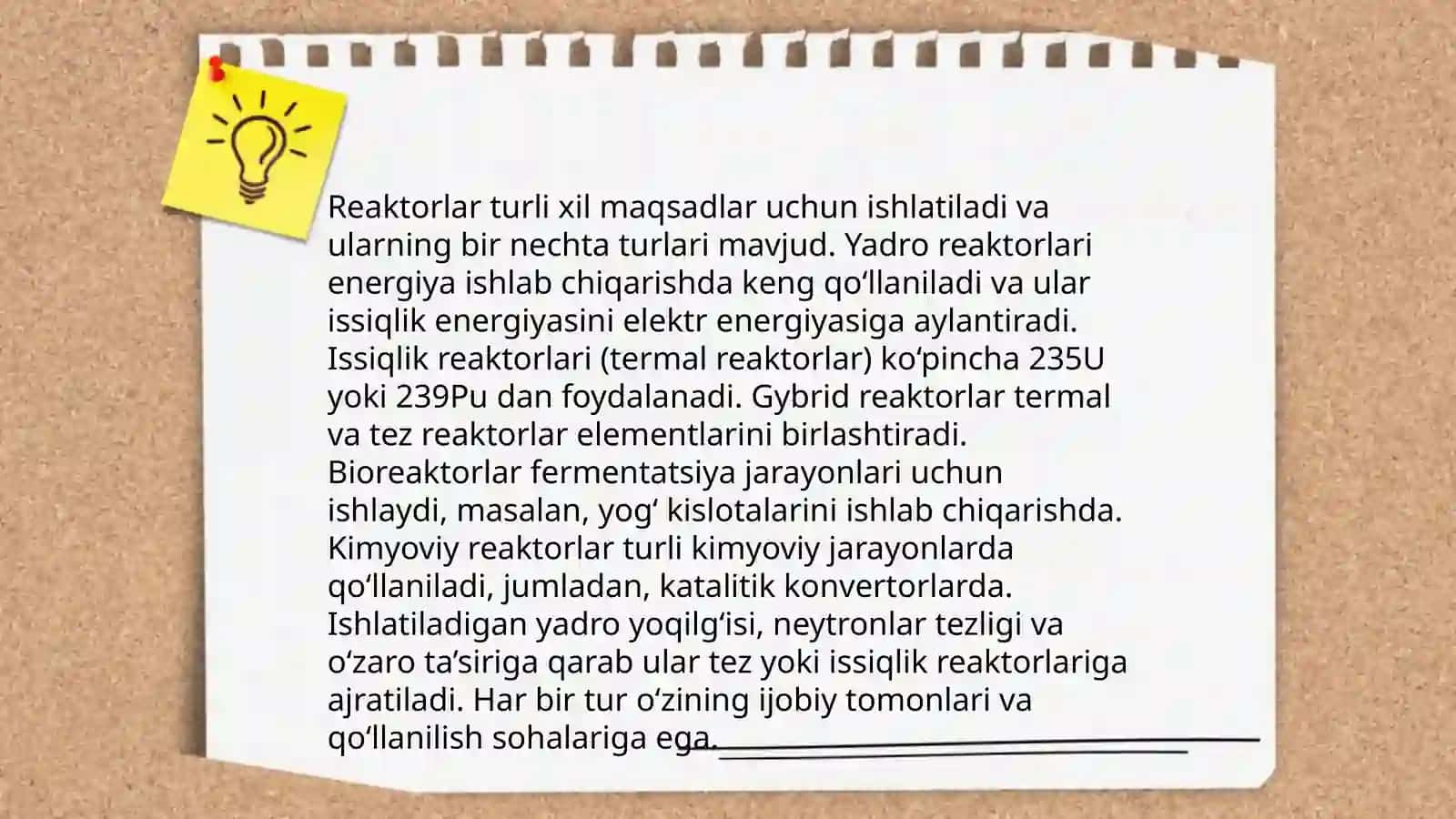 Kimyoviy reaktorlar 4