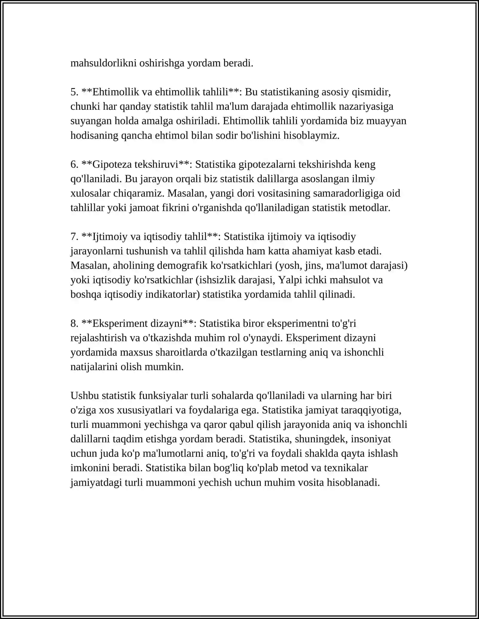 STATISTIK FUNKSIYA 4