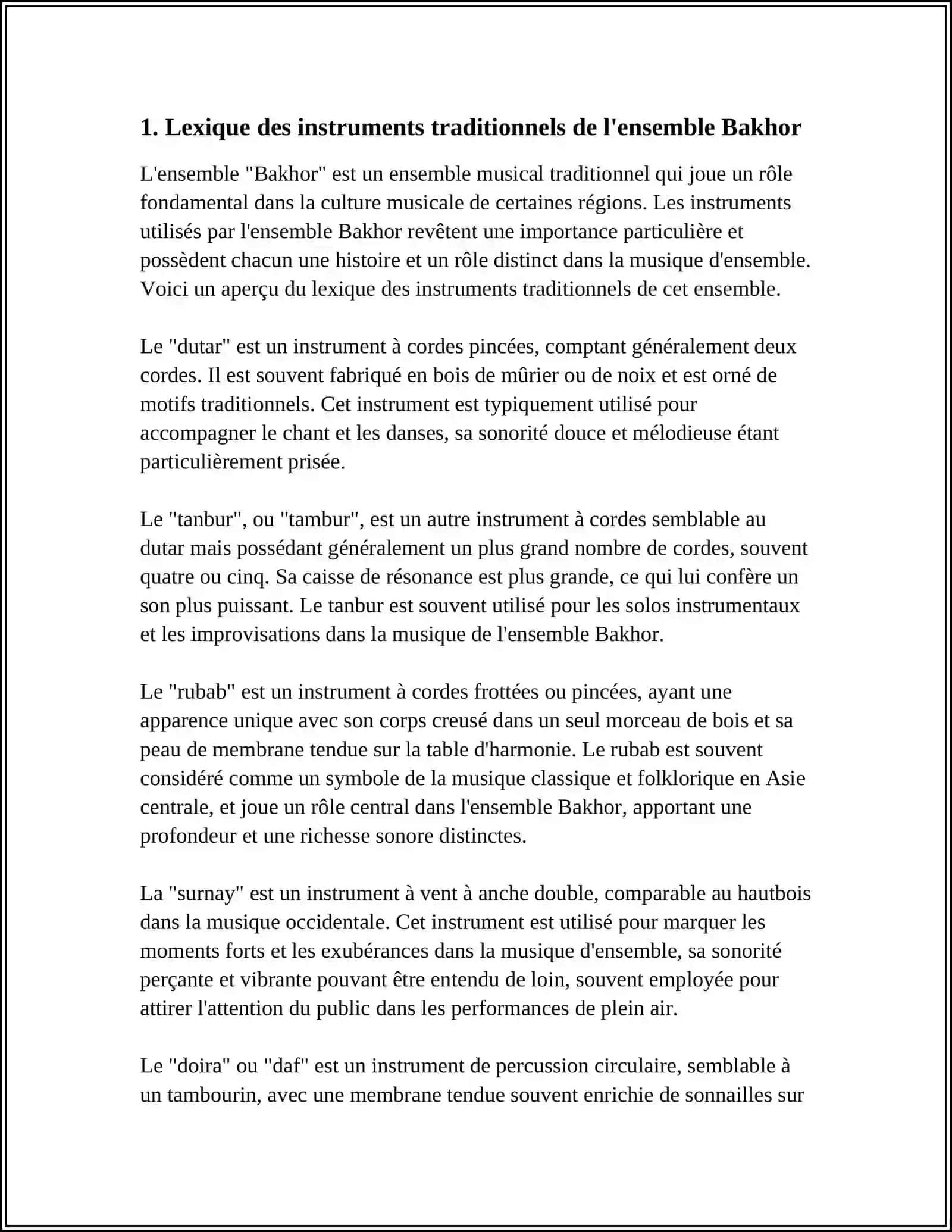 REFERAT Sujet: LʼANSEMBLE "BAKHOR". LE MOTS ET LES EXPRESSIONS 4