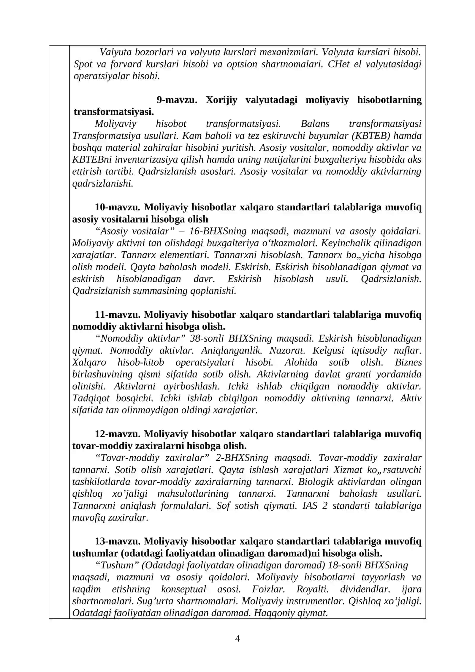 Buxgalteriya hisobining xalqaro amaliyoti va boshqaruvl 4