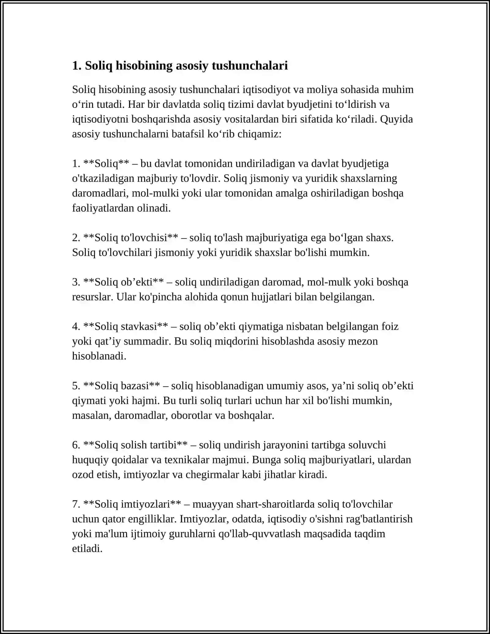 Soddalashtirilgan Soliqqa Tortish Tizimida Soliq Hisobi va Soliq Hisobotini Tuzish 4