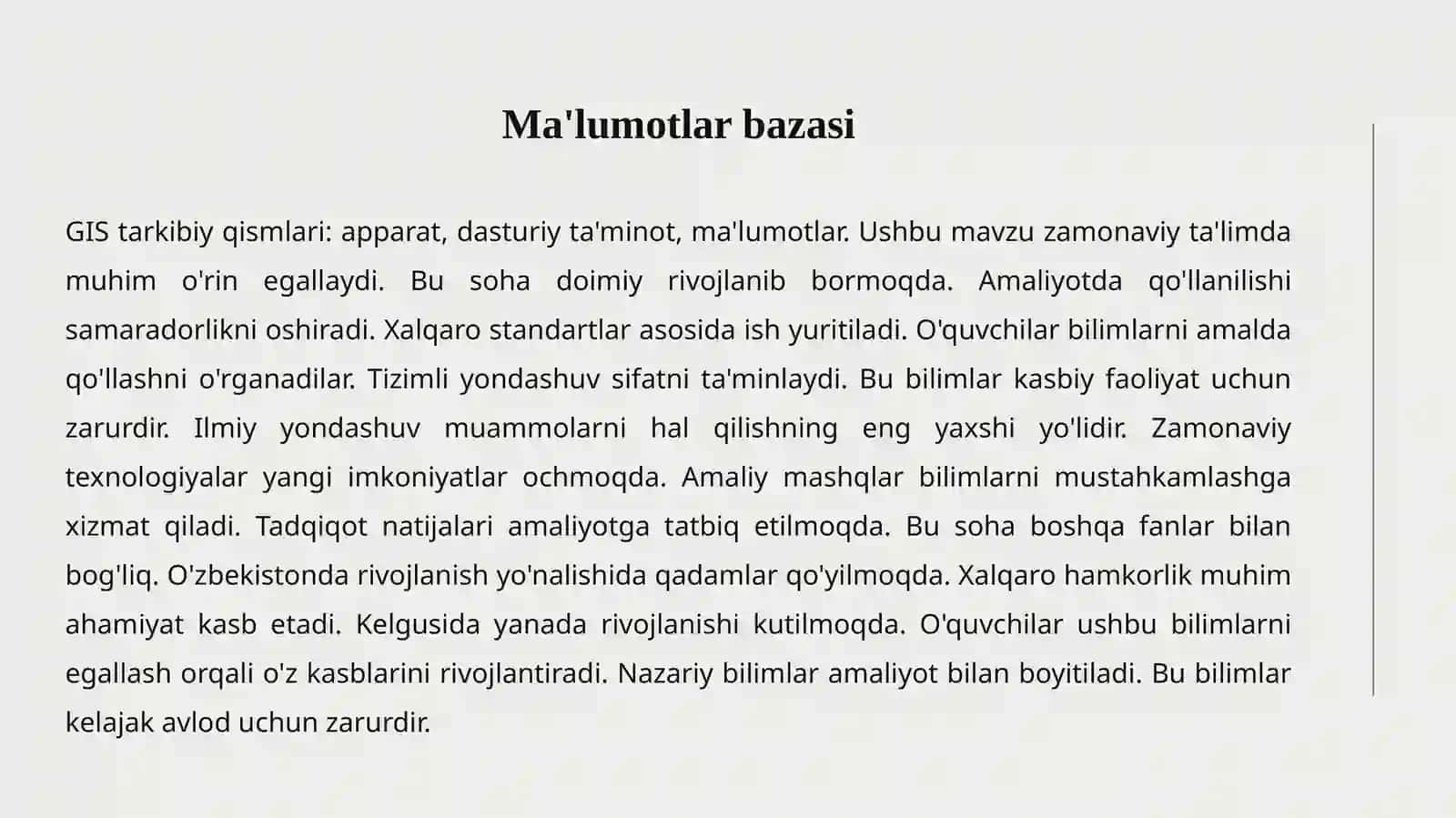 GEOGRAFIK AXBOROT TIZIMLARI 4