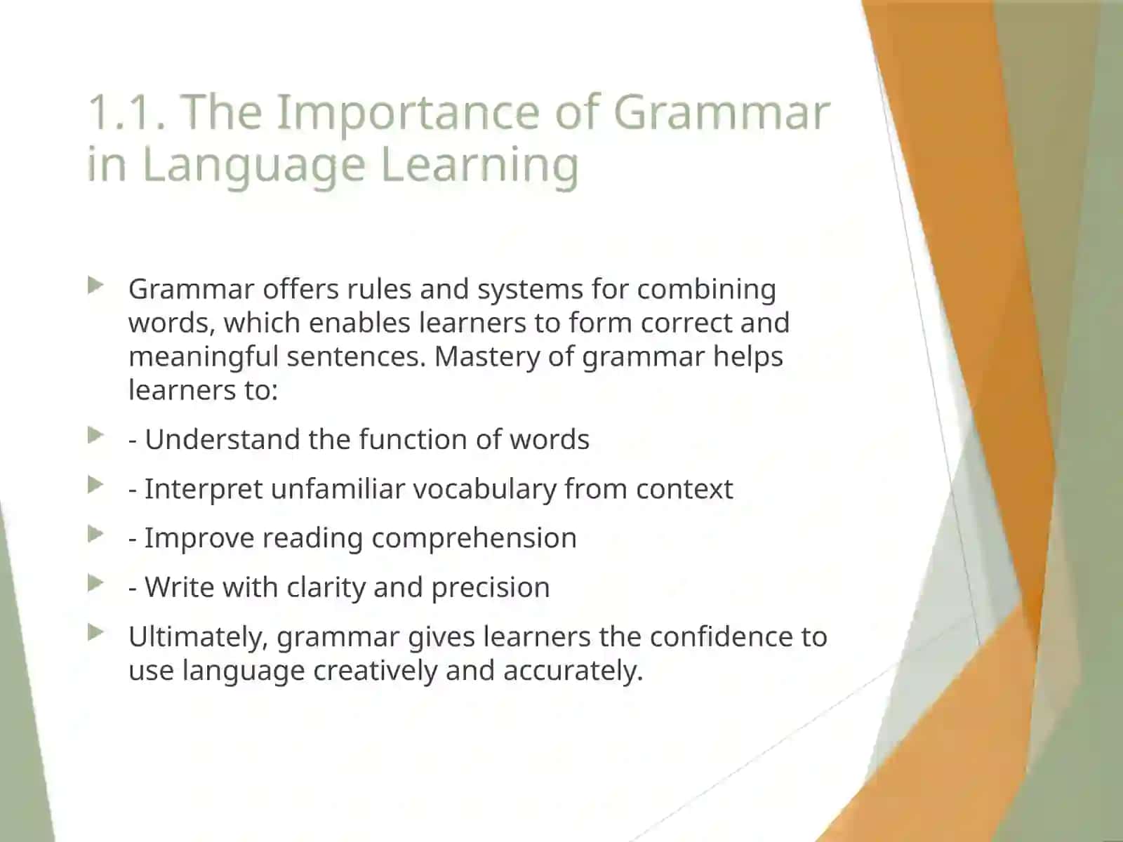 The Role of Grammar in the Enlargement of the English Vocabulary 4
