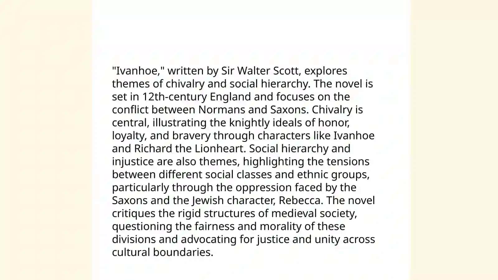 Walter Scott "Ivanhoe" 4