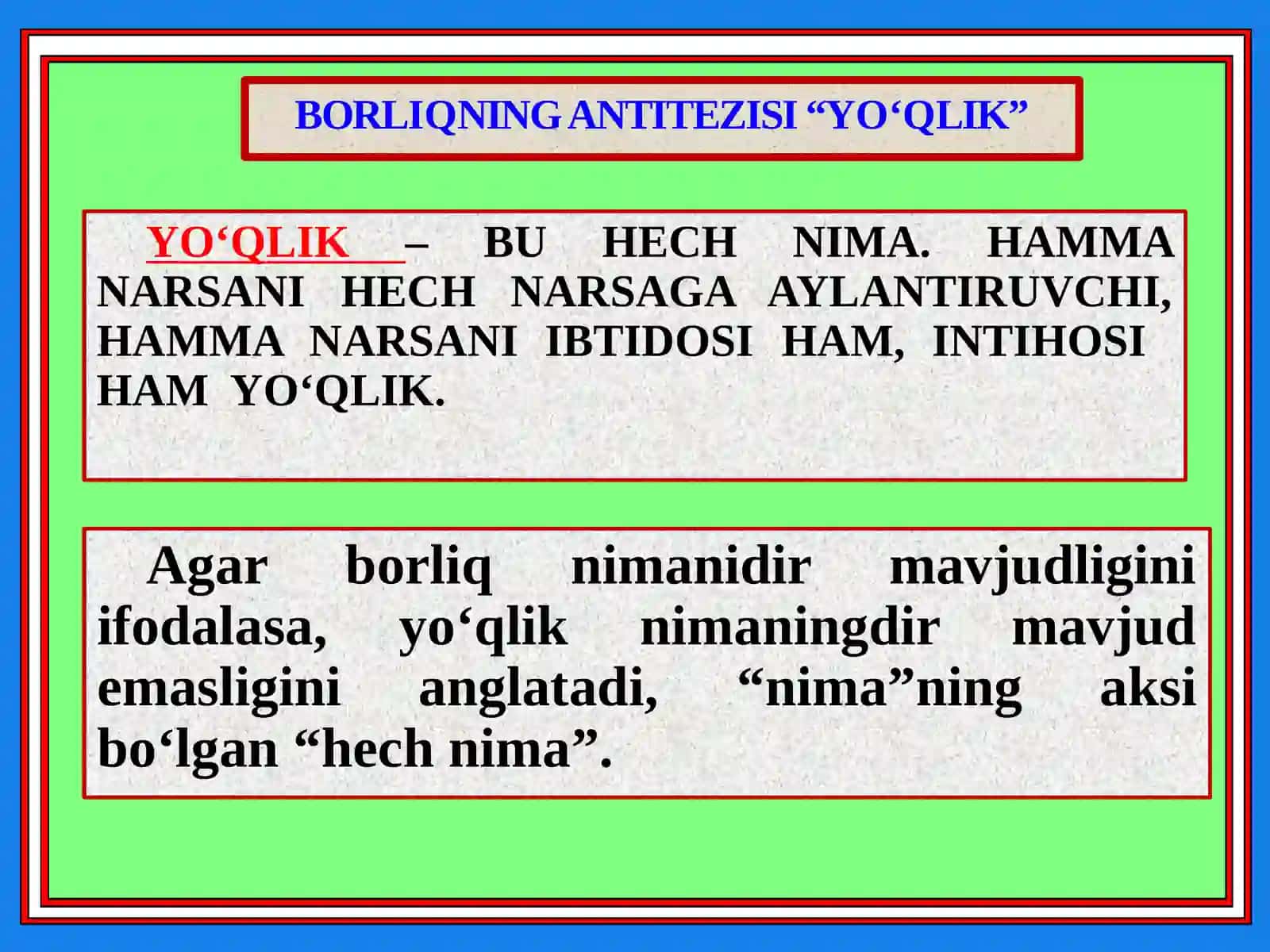 Borliq-Falsafasi (Ontologiya-Fundamental Kategoriya) 4