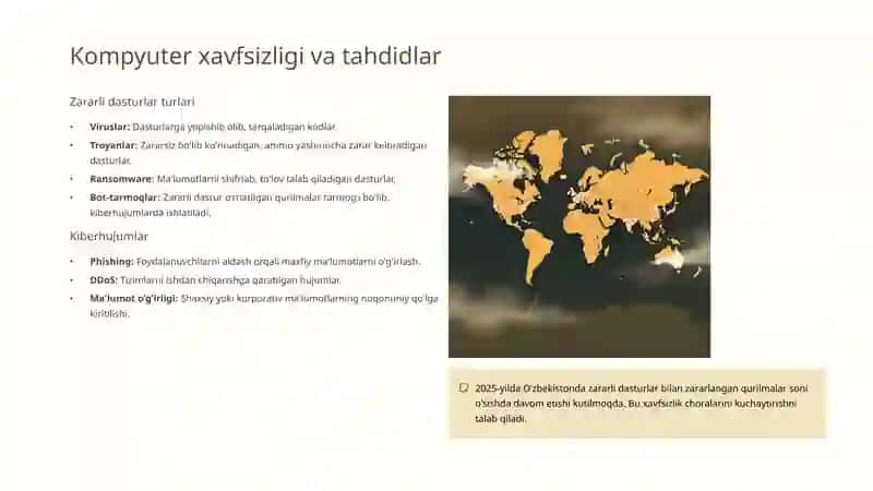 Axborot xavfsizligi va uni ta’minlash: Kompyuter xavfsizligi va antivirus dasturlari 4