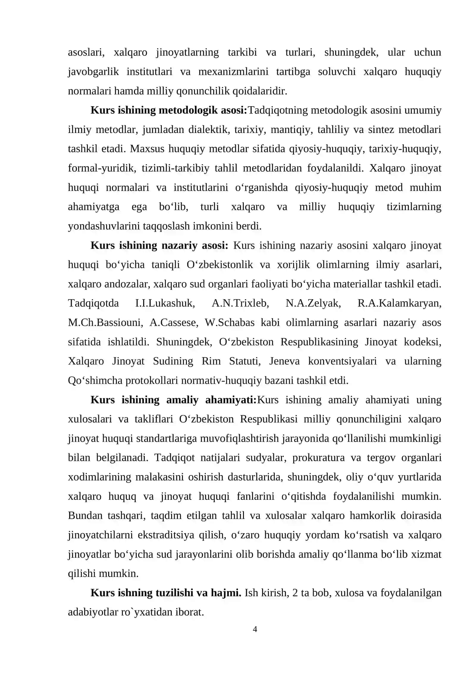 Xalqarо jinоyat huquqining NAZARIY-HUQUQIY ASОSLARI 4