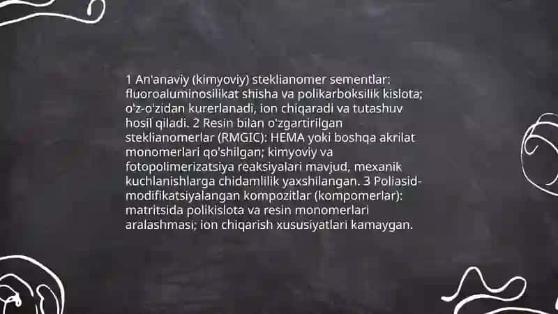 Steklianomer sementlar 4