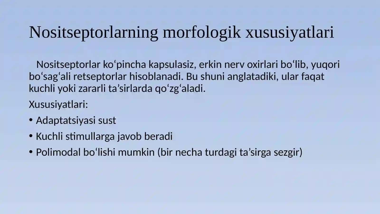 KO’RUV ANALIZATORI. KO’ZNING OPTIK VA RETSEPTOR TIZIMI 4