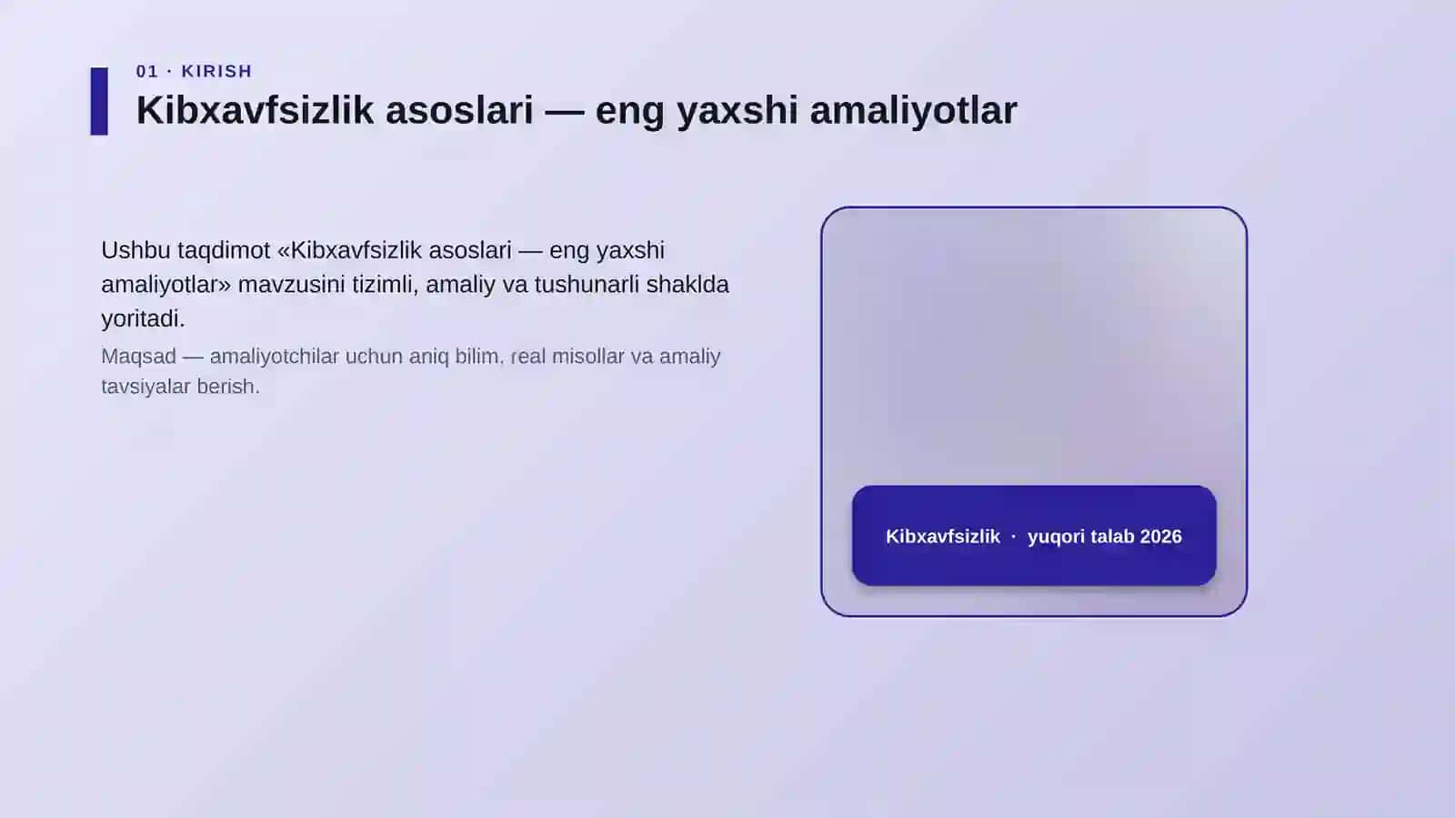 Kibxavfsizlik asoslari 4