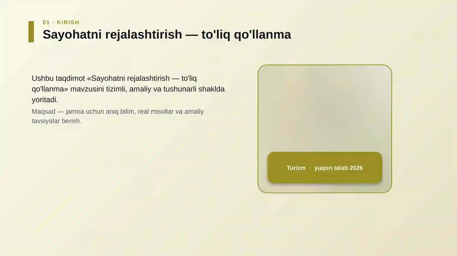 Sayohatni rejalashtirish — to'liq qo'llanma 4