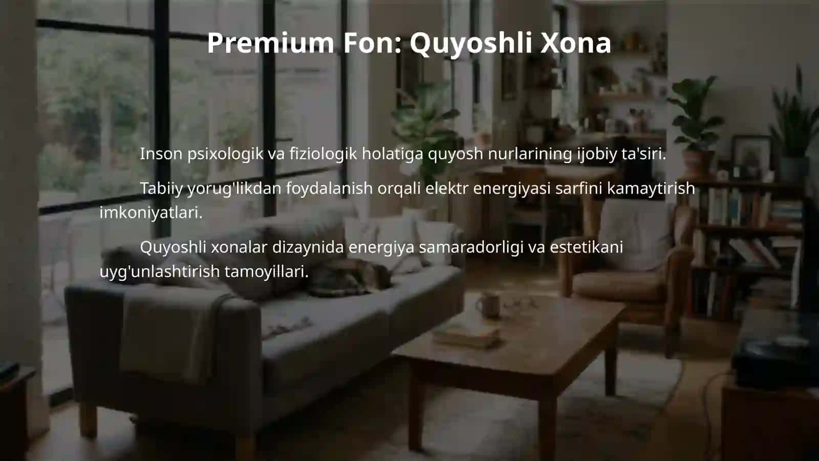 Xonalar insolyatsiyasi va uning ahamiyati 4