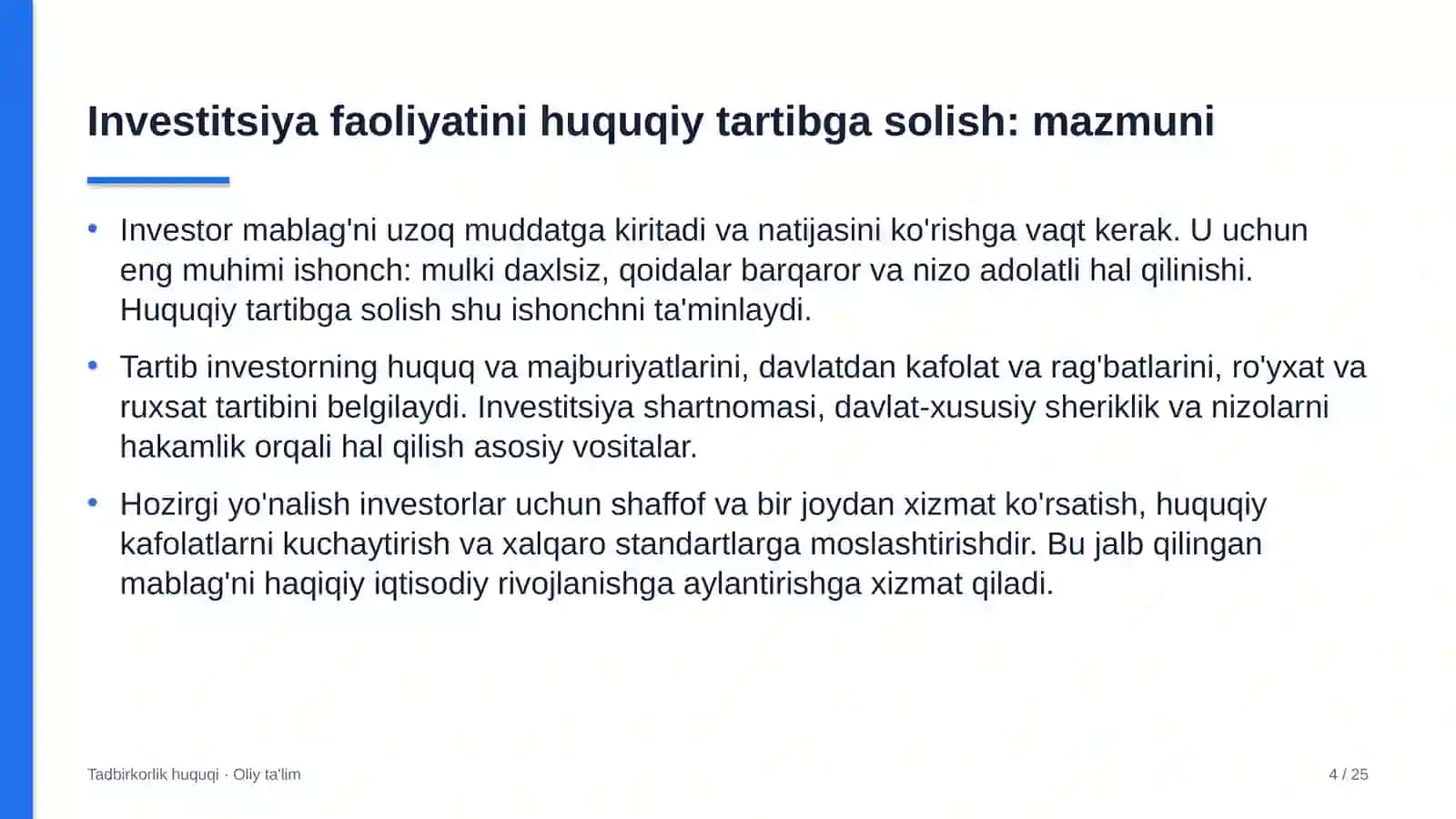 tug'ruq komplekslarida investitsiya faoliyatini huquqiy tartibga solish 1065 4