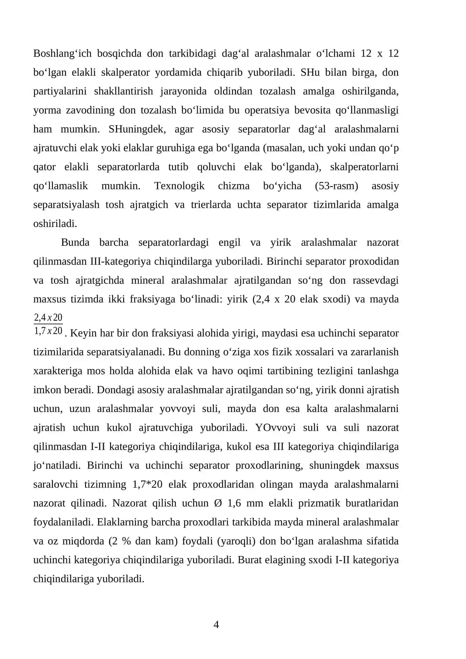 Bugdoy donidan navli yormalar olish texnologiyasi 4