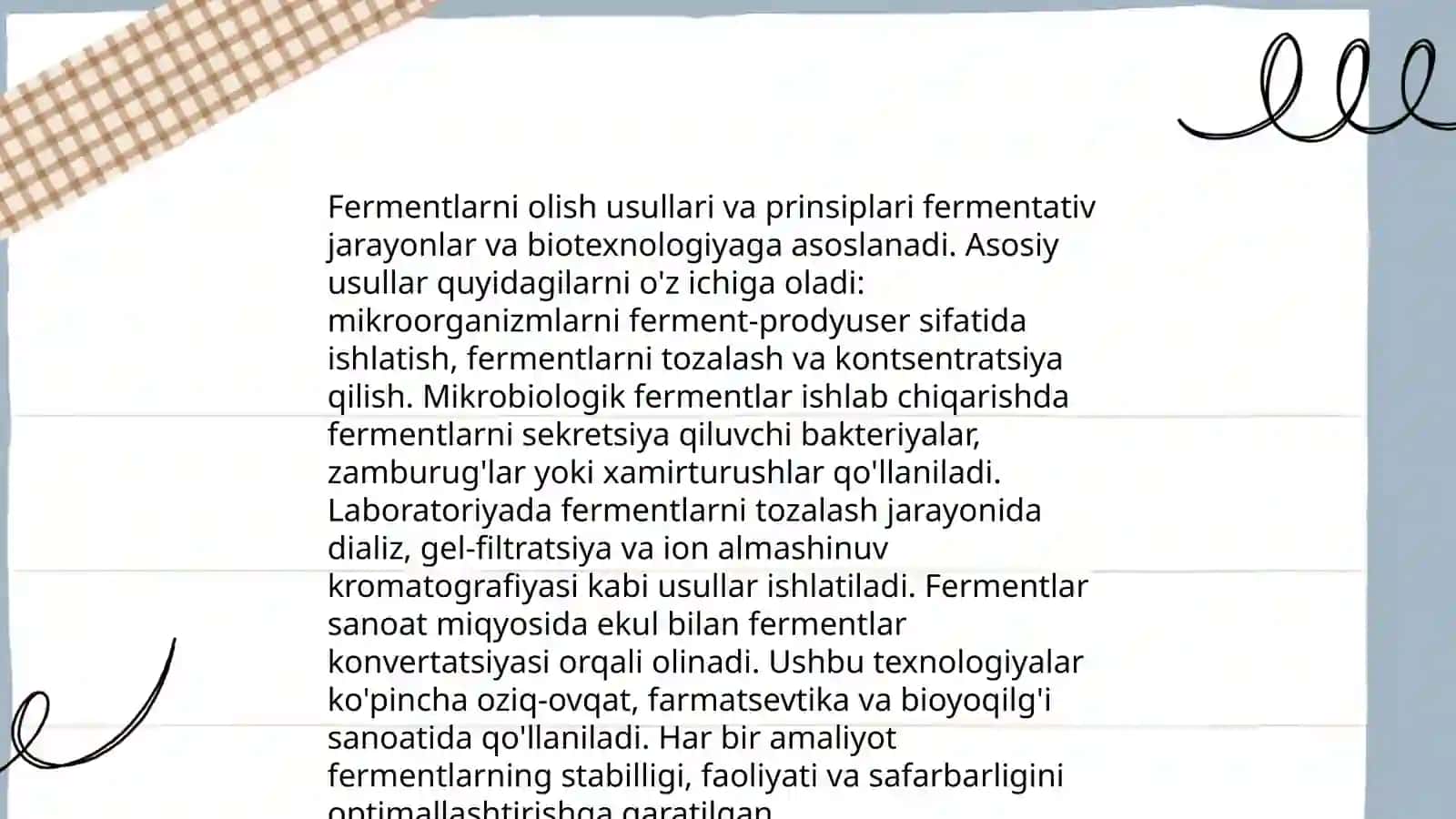 Fermentlar olish biotexnologiyasi 4