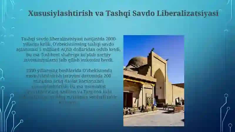 Bozor iqtisodiyotiga o‘tish davri va uning O‘zbekistondagi xususiyatlari 4
