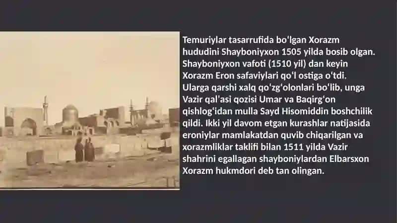 Xiva xonligi tarixiy geografiyasi 4