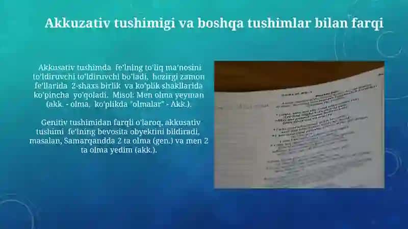 Akkuzativ tushimi 4