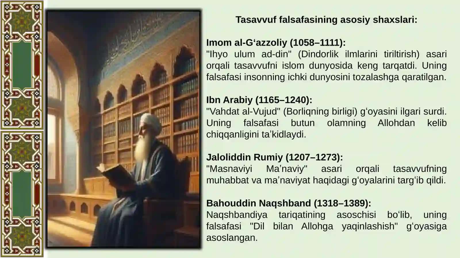 Tasavvuf va falsafa 4