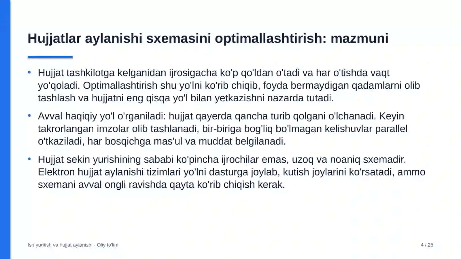 davlat xizmatlari markazlarida hujjatlar aylanishi sxemasini optimallashtirish 8129 4