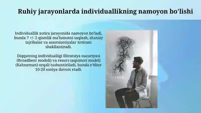 Individ shaxs indivduallik 4