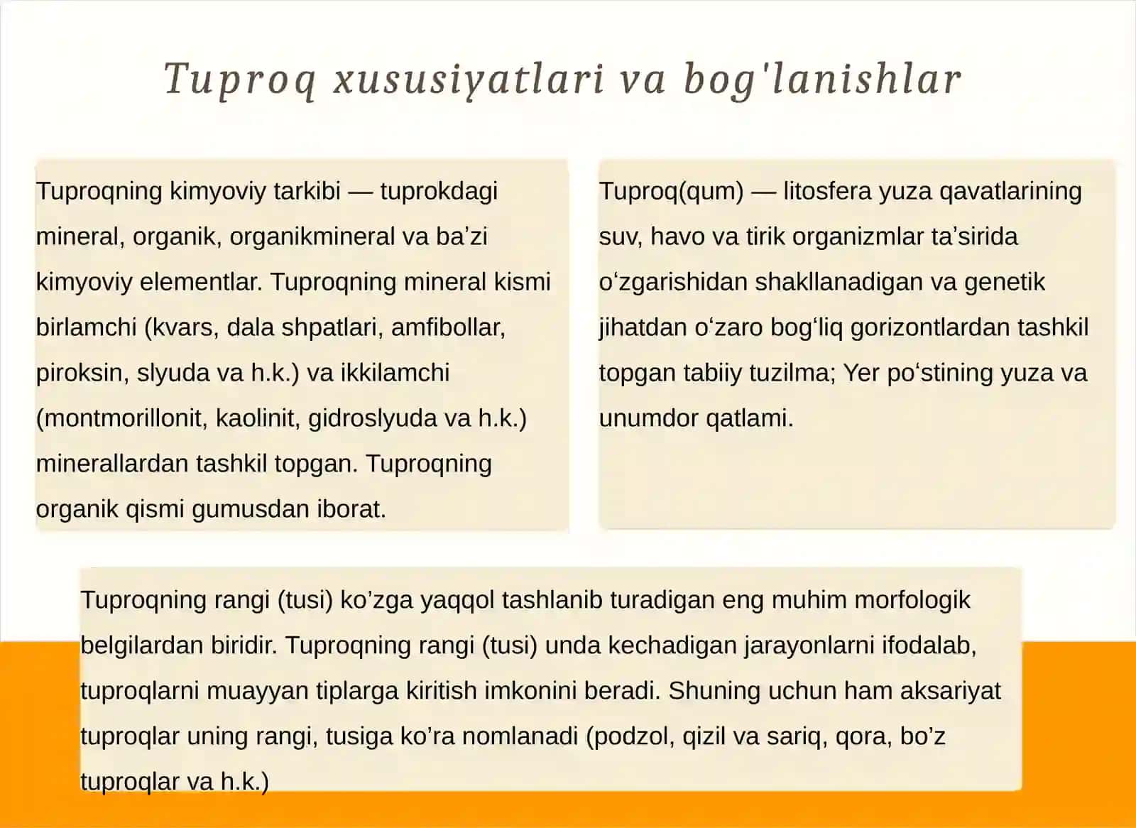 Tuproqshunoslik 3-kurs Umurova Intizorning Yer kadastri va tuproq bonitirovkasi 4