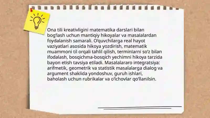 Ona Tili Kreativlik Fanini Boshqa Fanlar Bilan Integratsiya Qilish 4