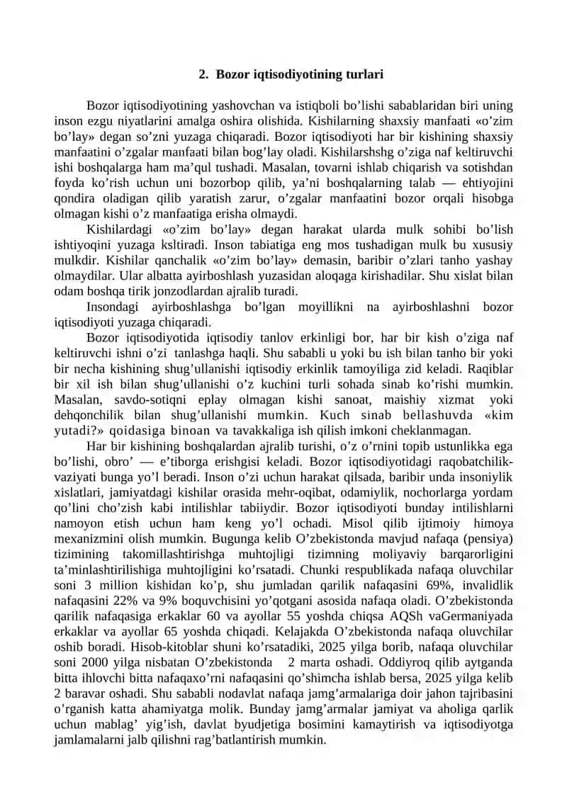 Bozor iqtisodiyoti 4