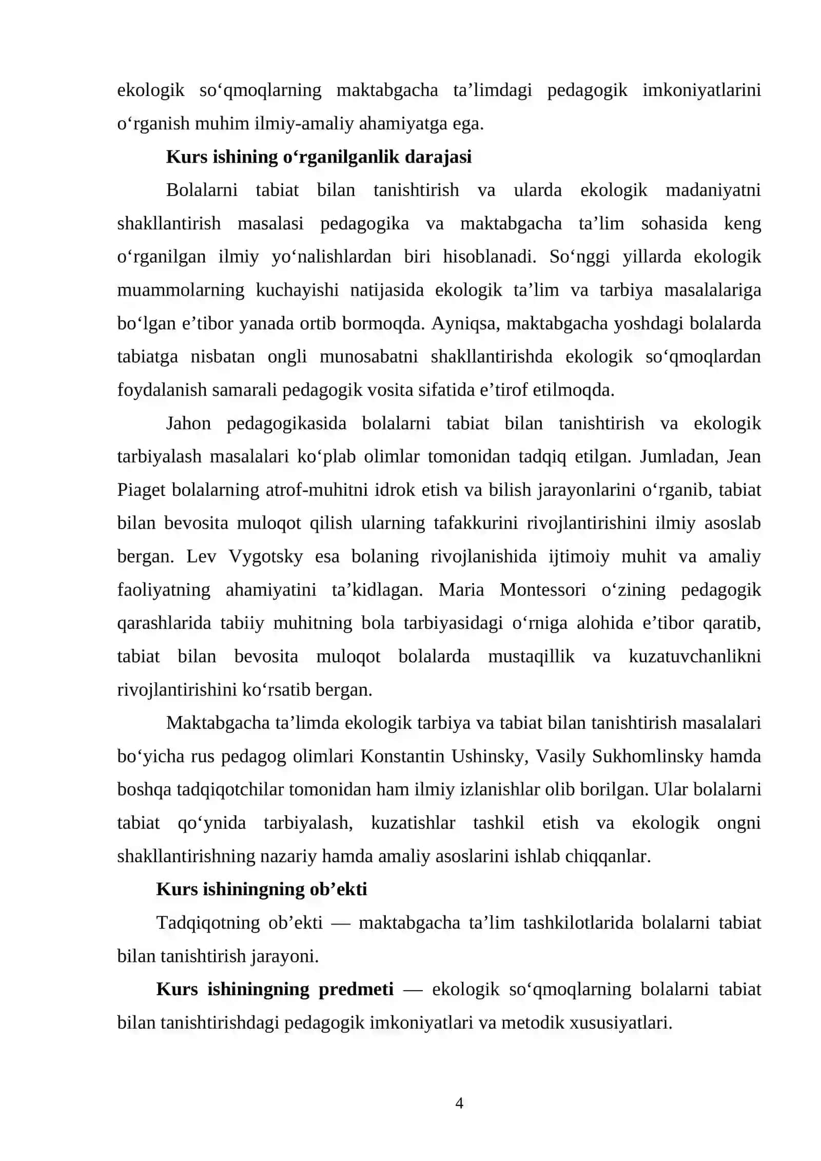 Ekologik so’qmoqlar – bolalarni tabiat bilan tanishtirishda muhum vosita sifatida 4