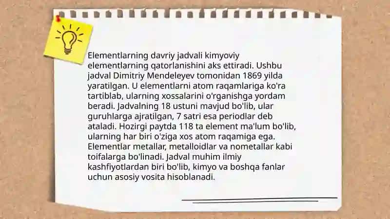 Kimyoning asosiy qoidalari va kontseptsiyalari 4