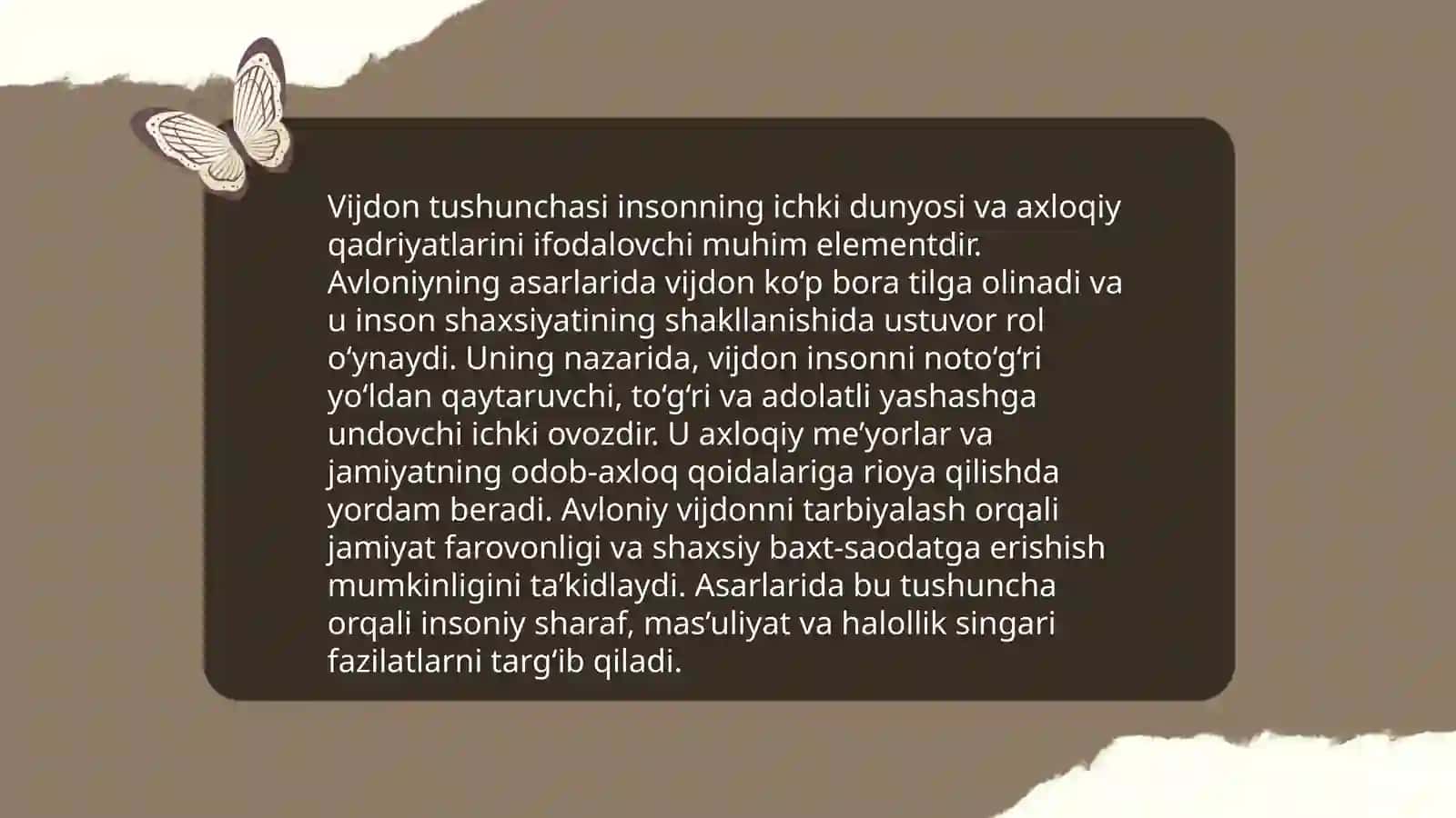 Abdulla Avloniy asarlarida vijdon tarbiyasi masalalari 4