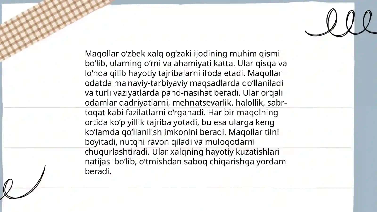 Maqollar va ularning tarixi 4