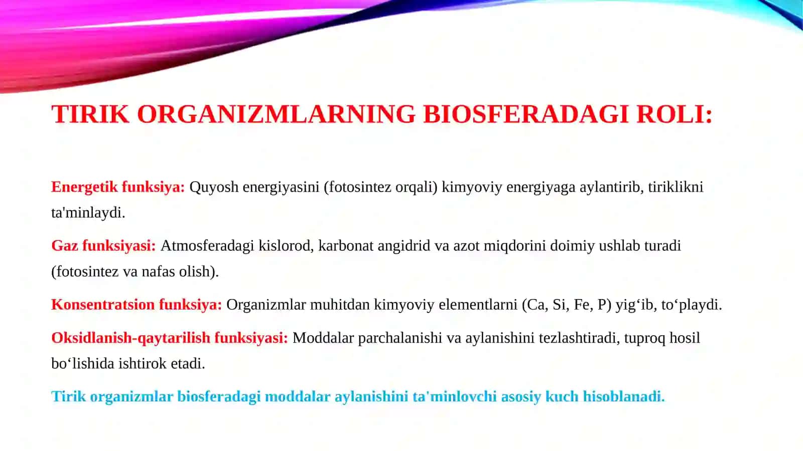 O‘zbekiston florasi, faunasi va ularni muhofaza qilish 4