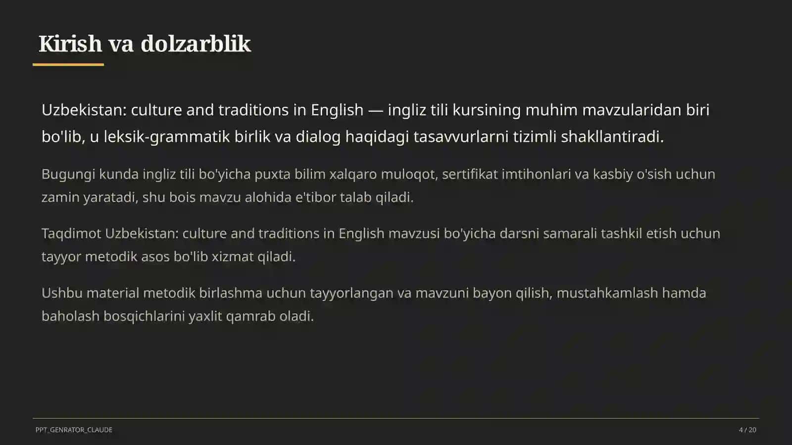 Ingliz tili (1– 11) - metodik birlashma uchun 4
