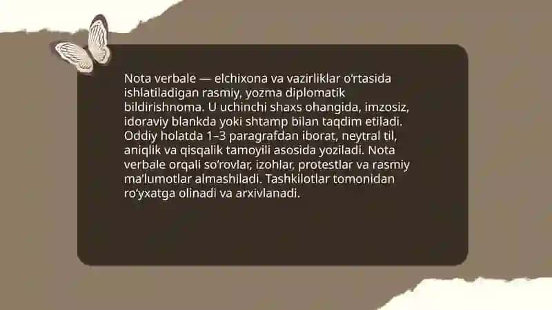 Diplomatik yozishmalarning turlari 4